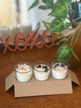 Load image into Gallery viewer, LOVE•PROTECT•REFLECT Crystal Candles Set (3 x 9cl)