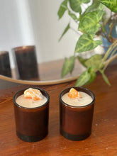 Load image into Gallery viewer, Happiness - Orange Calcite & Citrus - Crystal Chakra Candle (30cl)