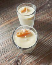 Load image into Gallery viewer, Happiness - Orange Calcite & Citrus - Crystal Chakra Candle (30cl)