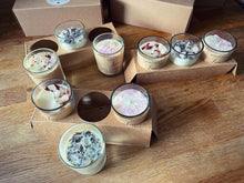 Load image into Gallery viewer, LOVE•LOVE• LOVE Crystal candles - 9cl (set of 3)