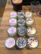 Load image into Gallery viewer, LOVE•LOVE• LOVE Crystal candles - 9cl (set of 3)