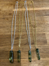 Load image into Gallery viewer, Luck - Moss Agate crystal necklace