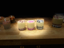 Load image into Gallery viewer, LOVE•LOVE• LOVE Crystal candles - 9cl (set of 3)