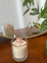 Load image into Gallery viewer, Love - Rose Quartz &amp; Rose - Crystal Chakra Candle (30cl)
