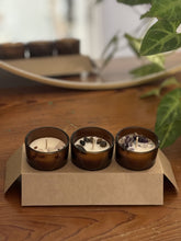 Load image into Gallery viewer, LOVE•PROTECT•REFLECT Crystal Candles Set (3 x 9cl)
