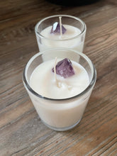 Load image into Gallery viewer, Relax - Amethyst &amp; Lavender - Crystal Chakra Candle (30cl)
