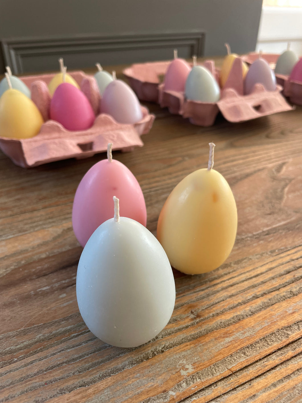 Crystal Egg Candles