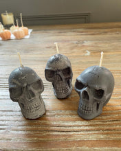 Load image into Gallery viewer, Crystal Halloween Candles - Pumpkin &amp; Skull
